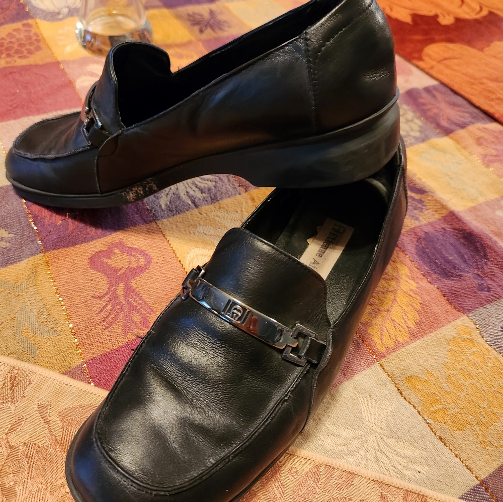 Aigner black flats